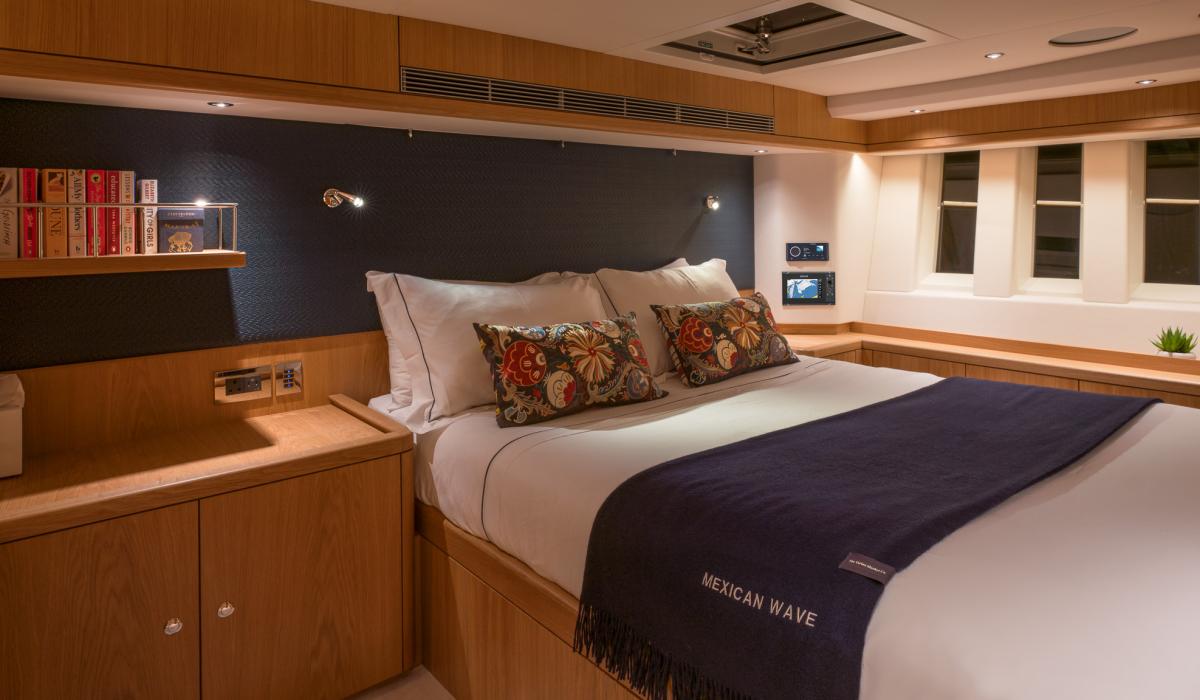 Oyster Yachts Oyster 745 Mexican Wave Luxury Sailing Yacht Interior Owners Cabin