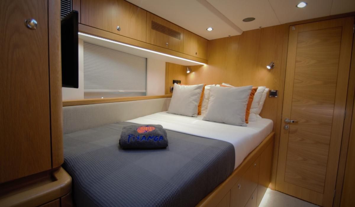 Oyster Yachts Oyster 745 Pitanga 75 Foot Luxury Sailing Yacht Forward Guest Cabin