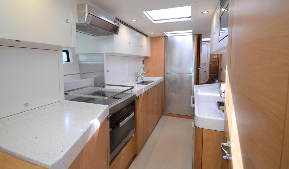 Oyster Yachts Oyster 745 Pitanga 75 Foot Luxury Sailing Yacht Galley