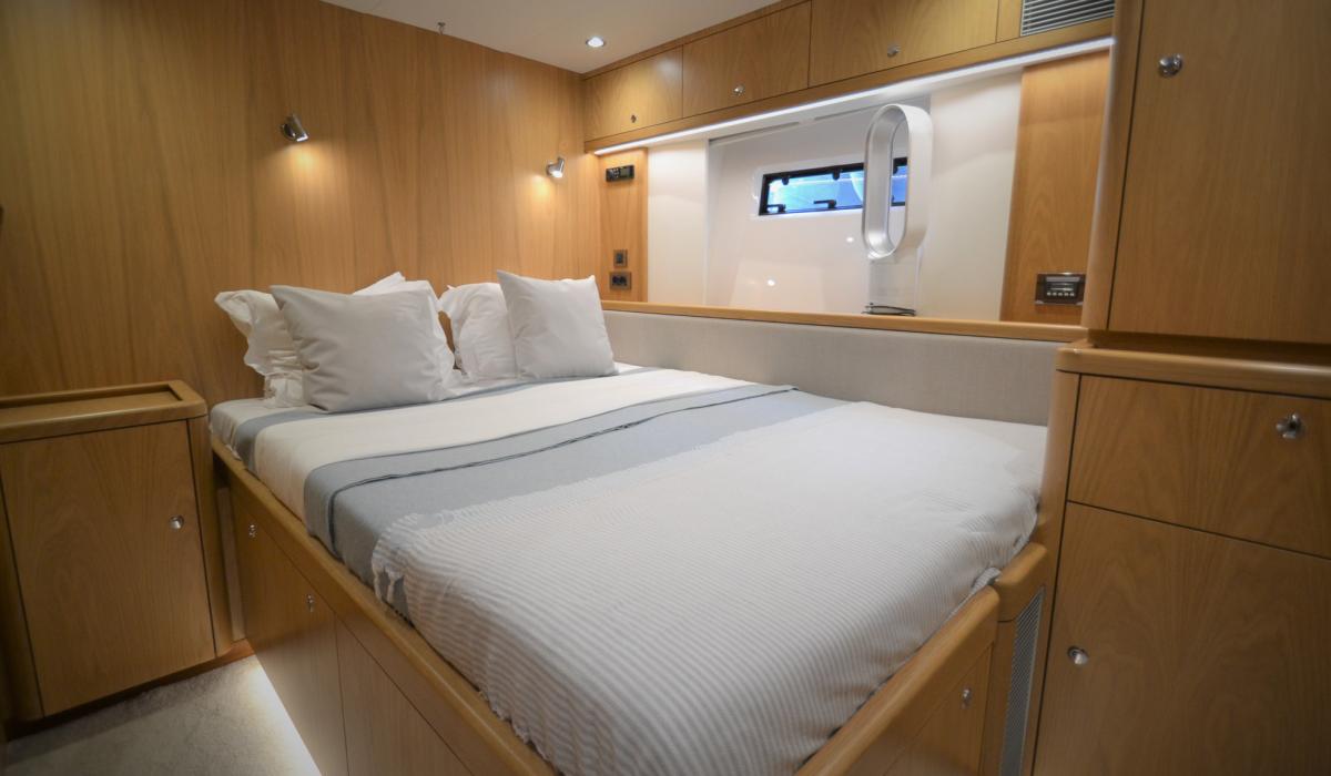 Oyster Yachts Oyster 745 Pitanga 75 Foot Luxury Sailing Yacht Interior Guest Cabin