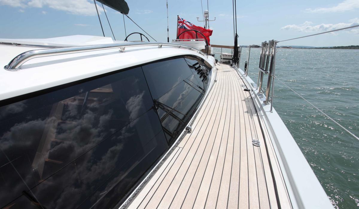 Oyster Yachts Oyster 745 Satori Luxury Sailing Yacht Clear Side Deck
