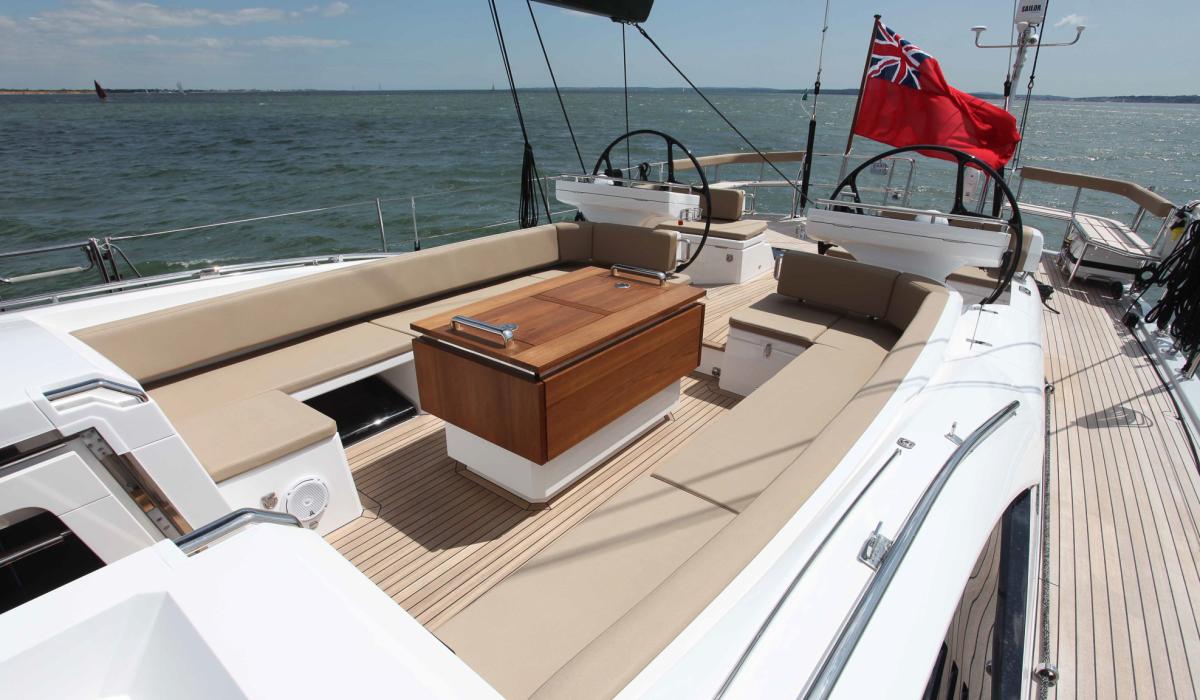 Oyster Yachts Oyster 745 Satori Luxury Sailing Yacht Cockpit
