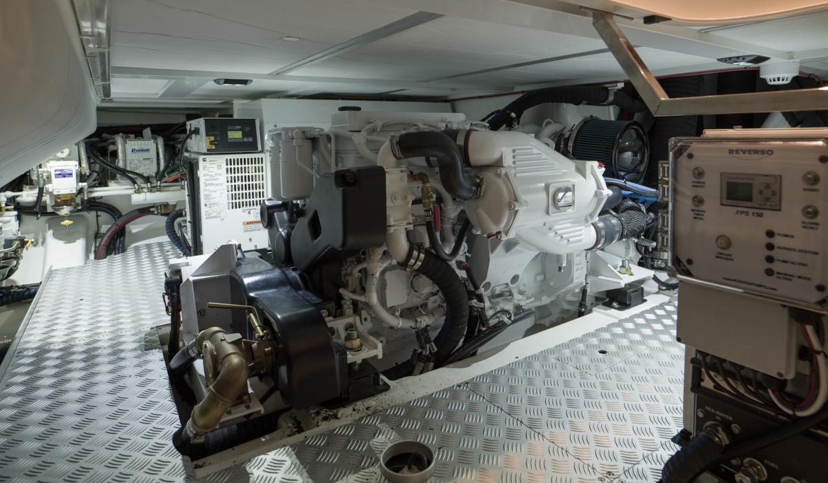 Oyster Yachts Oyster 745 Satori Luxury Sailing Yacht Engine Room