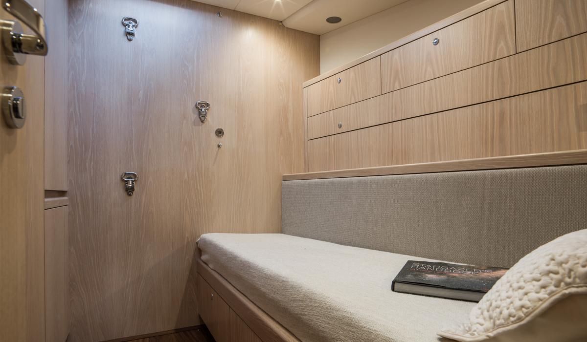 Oyster Yachts Oyster 745 Satori Luxury Sailing Yacht Interior Crew Cabin