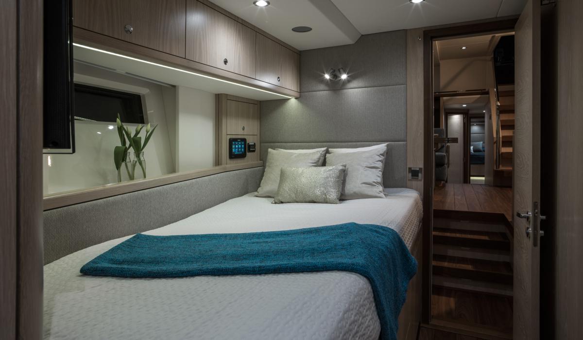 Oyster Yachts Oyster 745 Satori Luxury Sailing Yacht Interior Guest Cabin