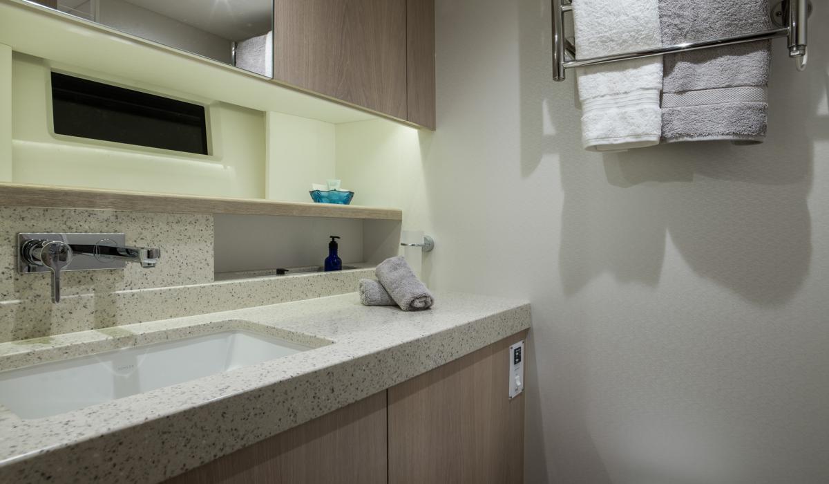 Oyster Yachts Oyster 745 Satori Luxury Sailing Yacht Interior Heads