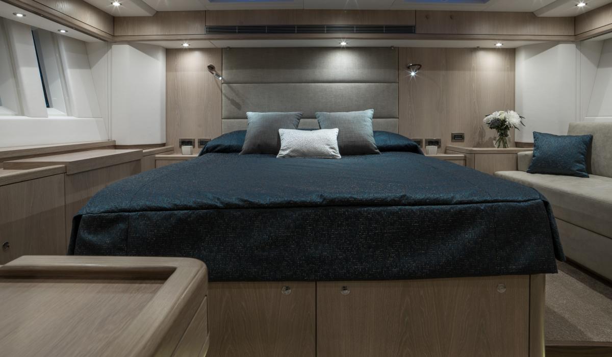 Oyster Yachts Oyster 745 Satori Luxury Sailing Yacht Interior Master Cabin