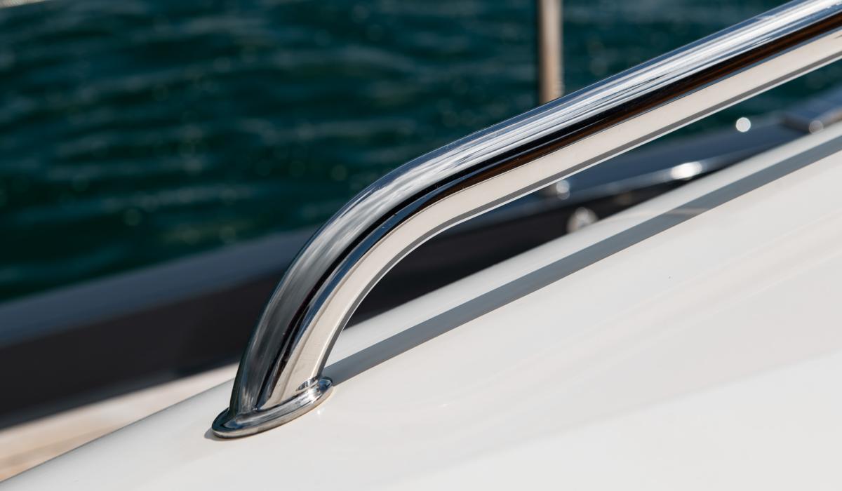 Oyster Yachts Oyster 885 90 foot luxury sailing yacht handle detail