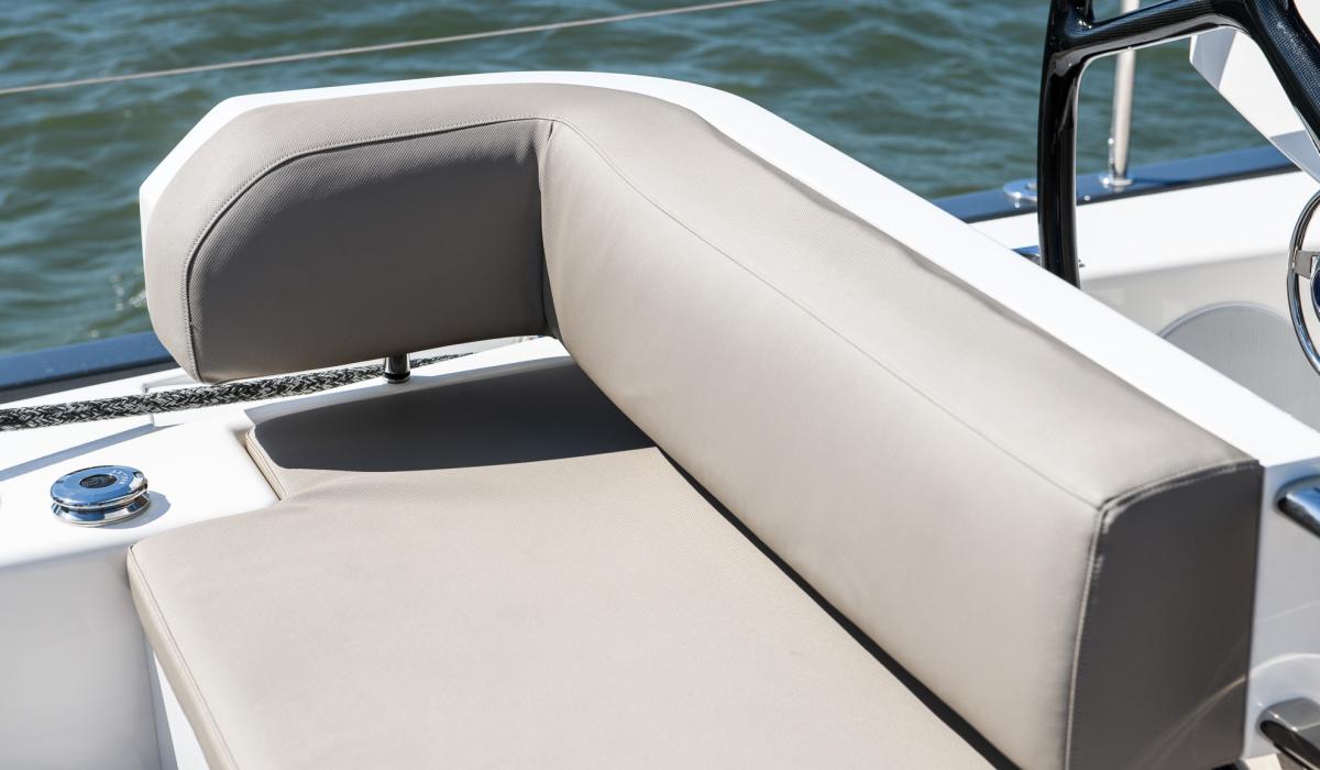 Oyster Yachts Oyster 885 90 foot luxury sailing yacht helm station seats