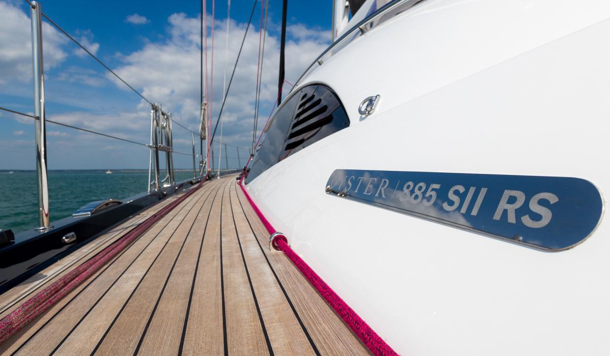 Oyster Yachts Oyster 885 Achenar Luxury Sailing Yacht Clear Side Deck
