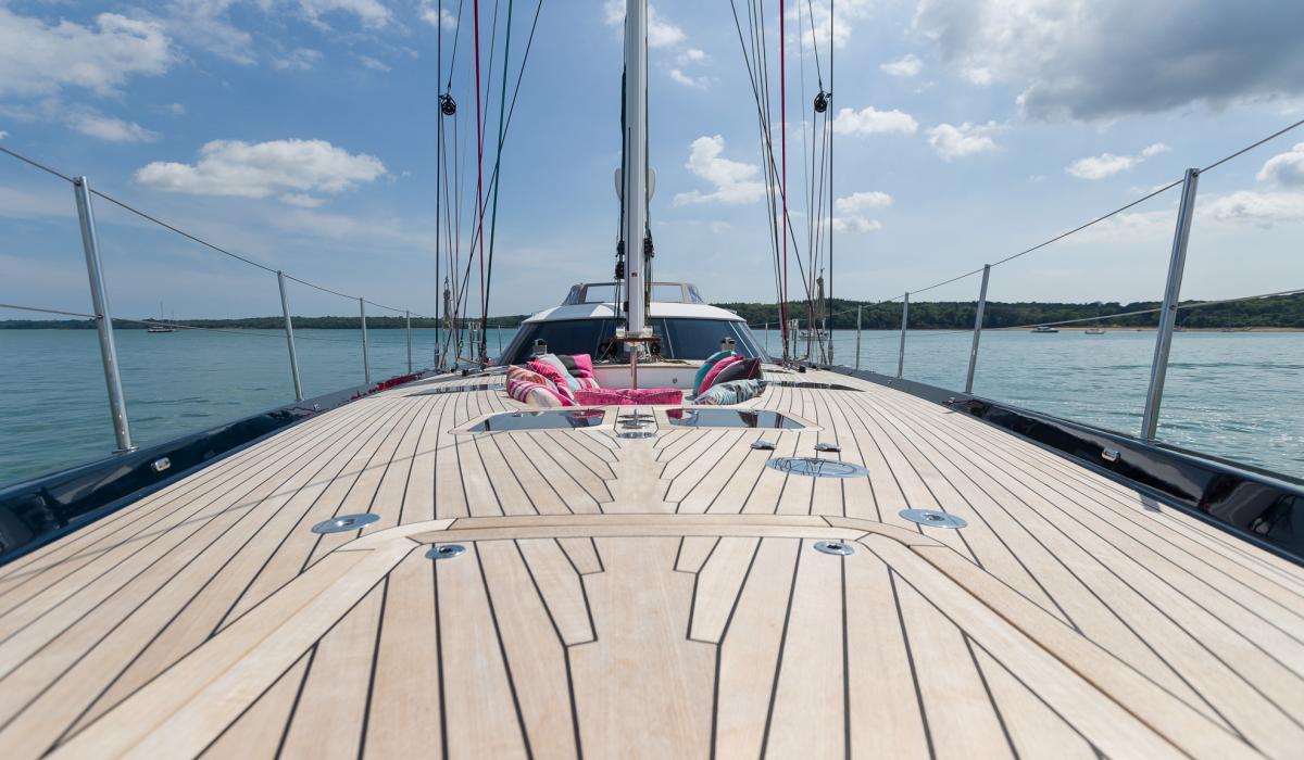 Oyster Yachts Oyster 885 Achenar Luxury Sailing Yacht Flush Foredeck