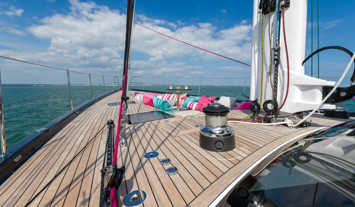 Oyster Yachts Oyster 885 Achenar Luxury Sailing Yacht Foredeck Mast