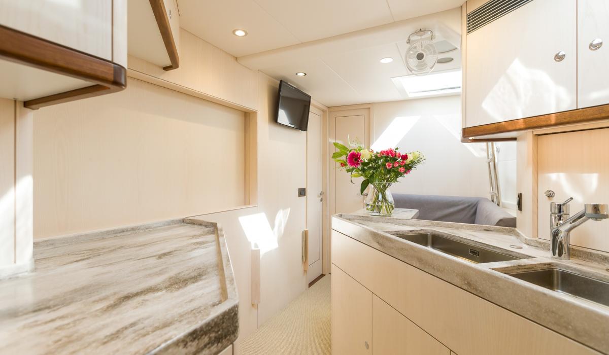 Oyster Yachts Oyster 885 Achenar Luxury Sailing Yacht Galley