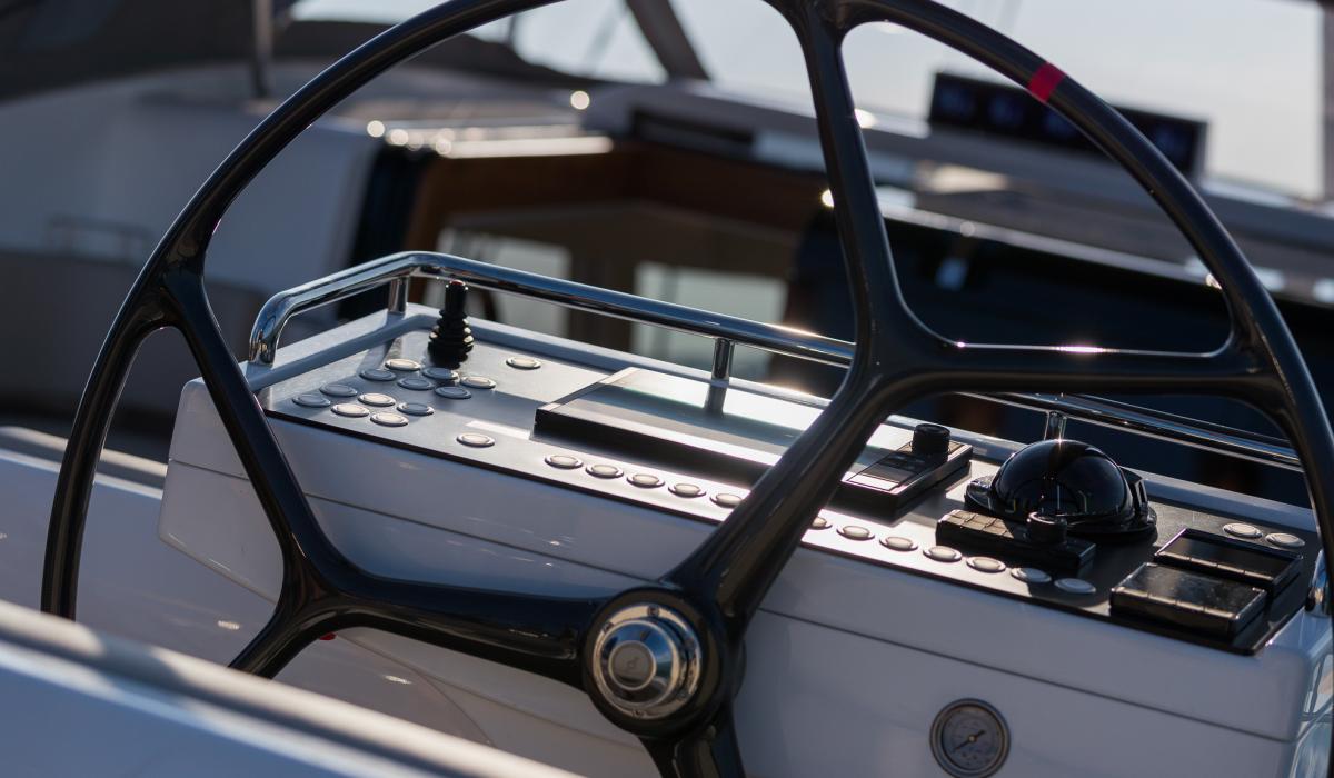 Oyster Yachts Oyster 885 Achenar Luxury Sailing Yacht Helm