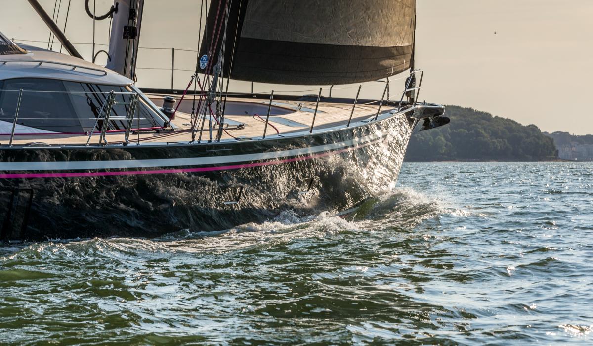 Oyster Yachts Oyster 885 Achenar Luxury Sailing Yacht Hull Reflection