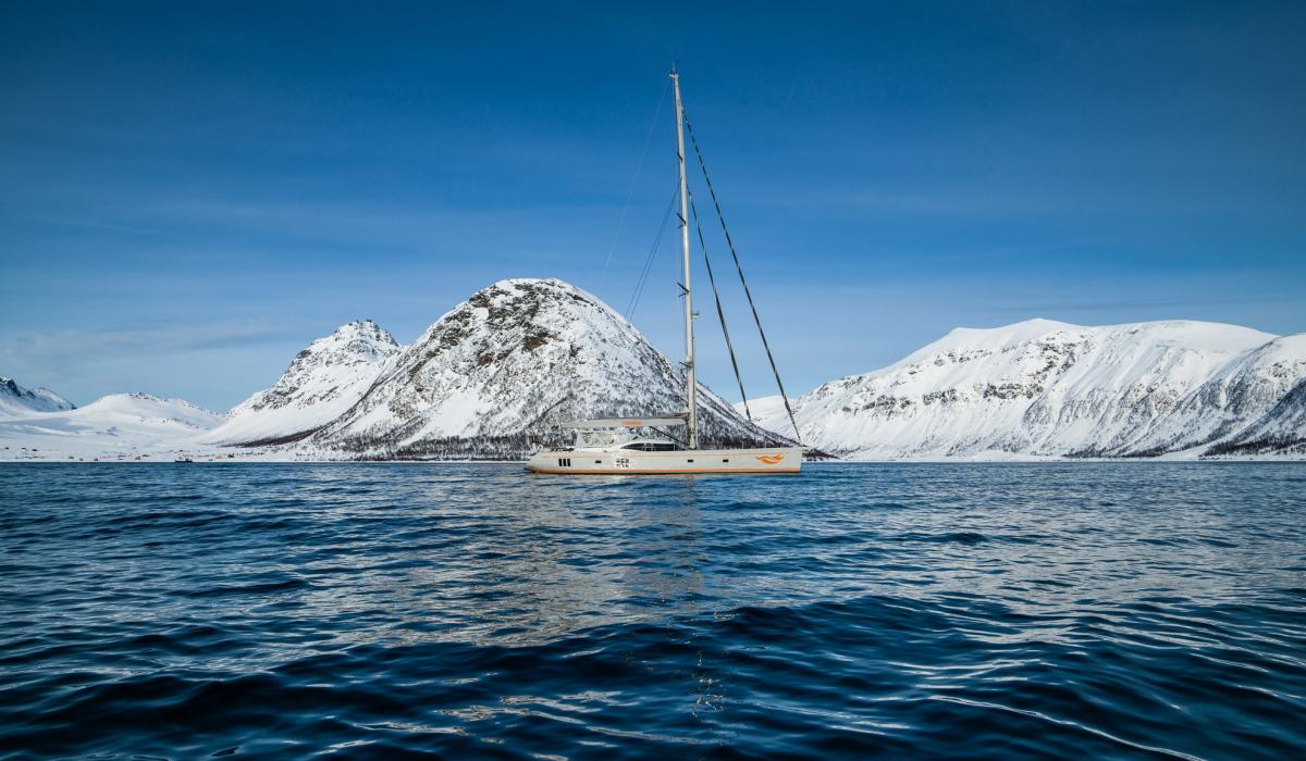 Oyster Yachts Oyster 885 Firebird 90 Foot Luxury Sailing Yacht At Anchor