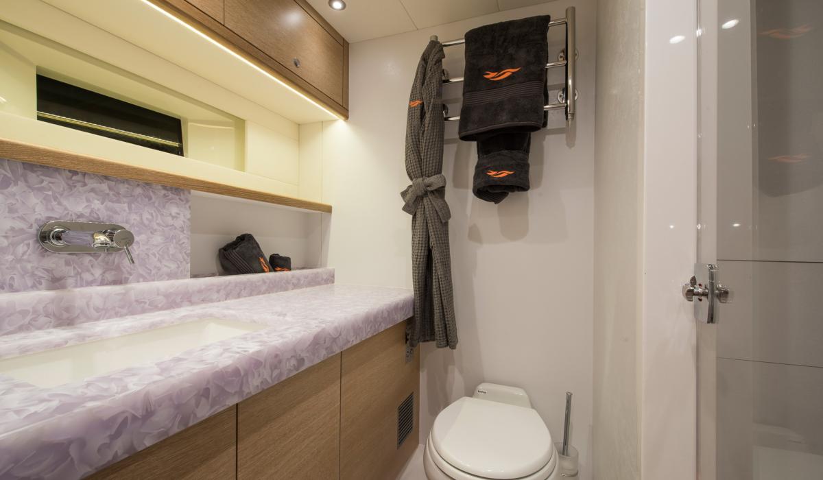 Oyster Yachts Oyster 885 Firebird 90 Foot Sailing Yacht Interior Heads