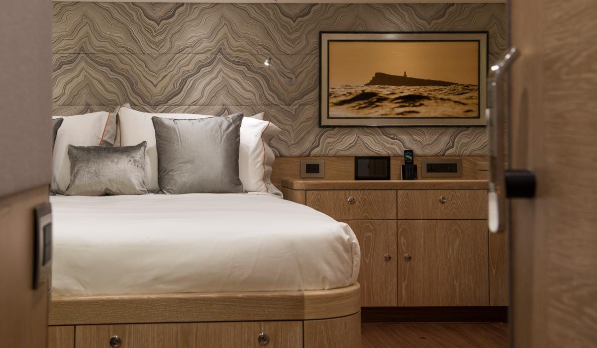 Oyster Yachts Oyster 885 Firebird 90 Foot Sailing Yacht Interior Master Cabin