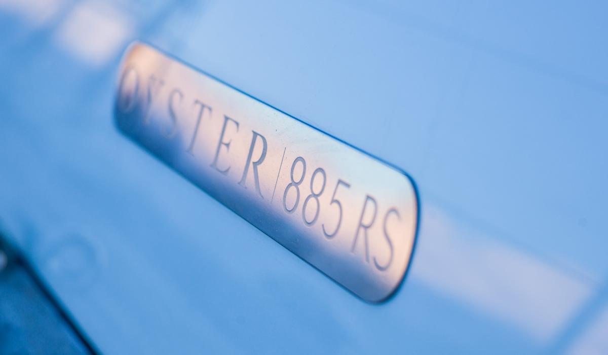 Oyster Yachts Oyster 885 Firebird 90 Foot Sailing Yacht Model Plaque