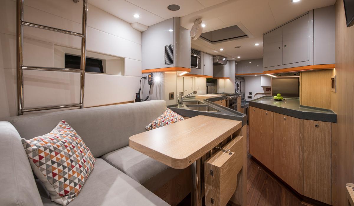 Oyster Yachts Oyster 885 Firebird Luxury Sailing Yacht Interior Galley