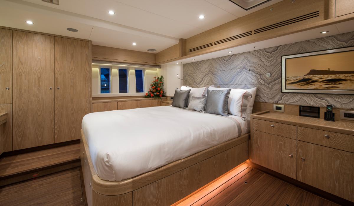 Oyster Yachts Oyster 885 Firebird Luxury Sailing Yacht Interior Master Cabin