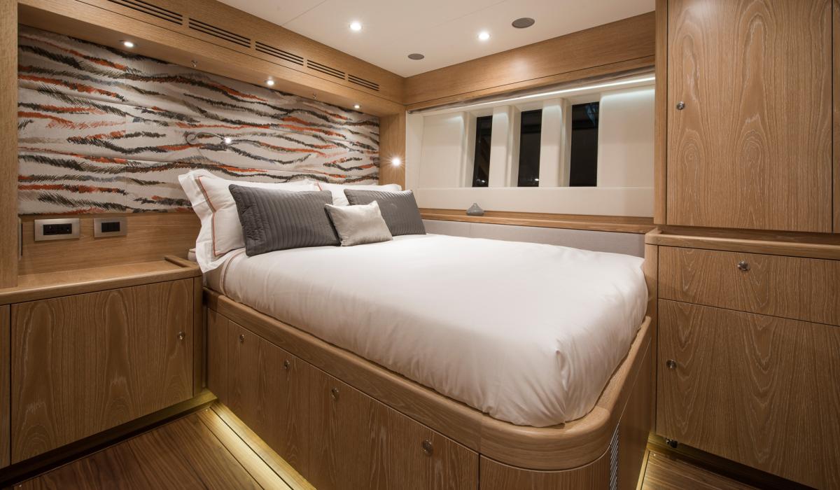 Oyster Yachts Oyster 885 Firebird Sailing Yacht Luxury Interior Master Cabin