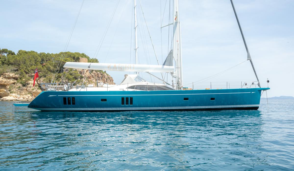 Oyster Yachts Oyster 885 Karibu At Anchor Luxury Yacht