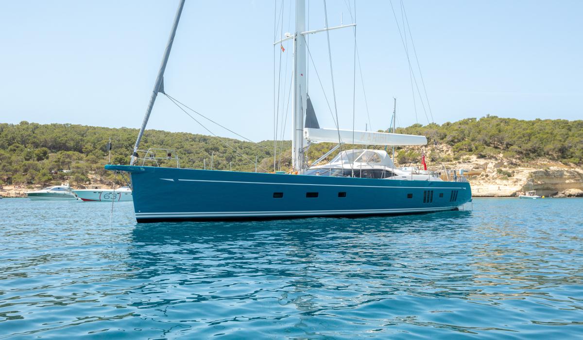 Oyster Yachts Oyster 885 Karibu At Anchor Mallorca