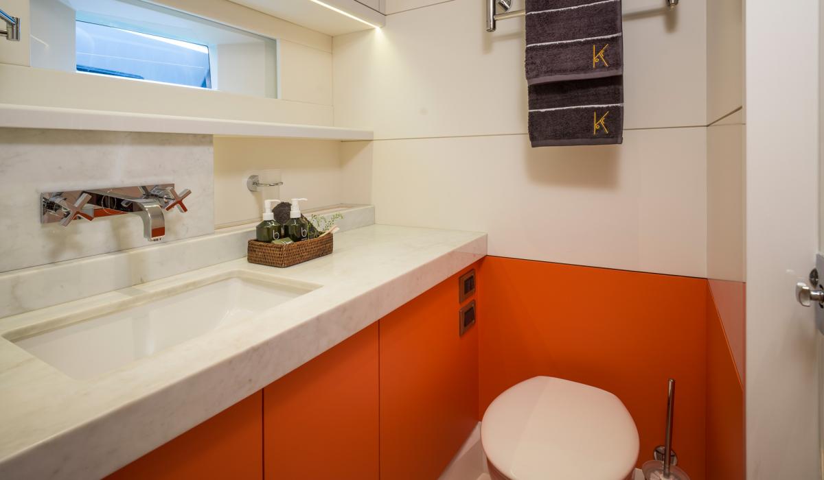 Oyster Yachts Oyster 885 Karibu Luxury Sailing Yacht Colourful Heads