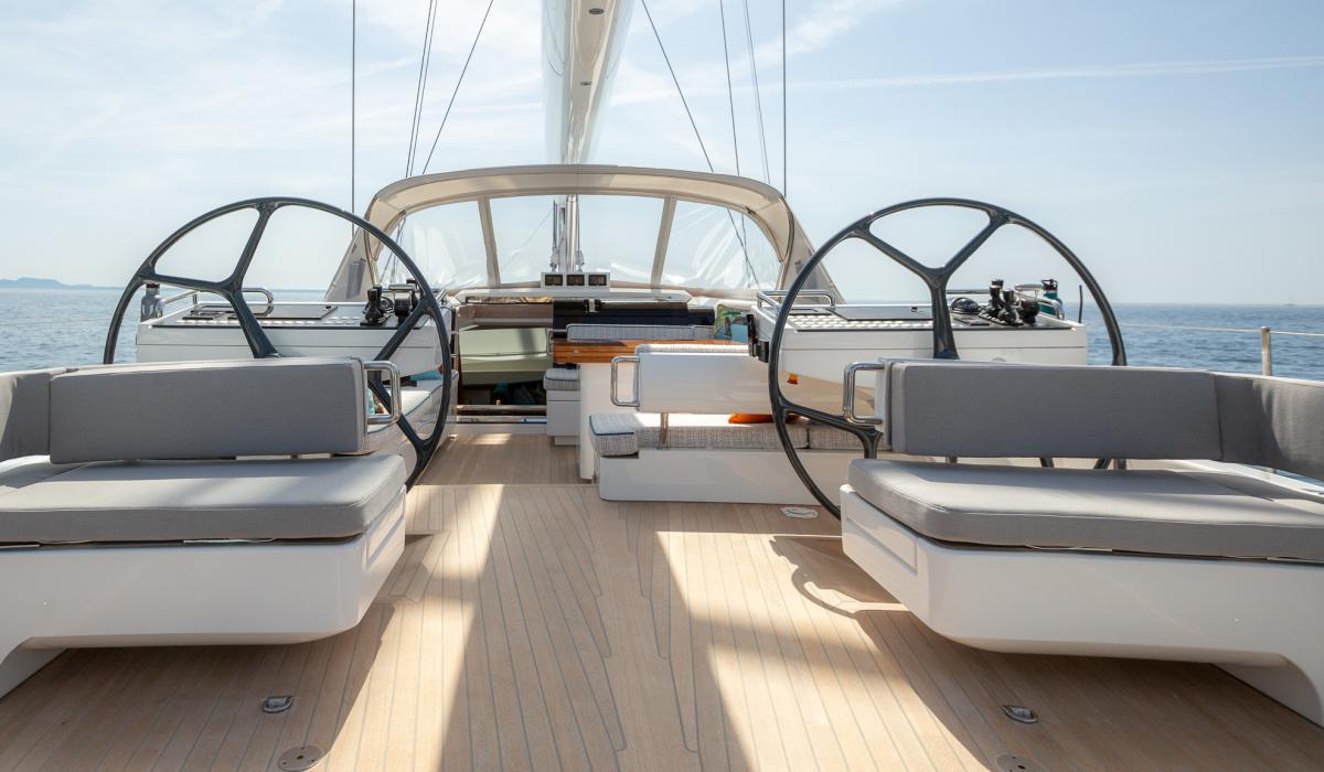 Oyster Yachts Oyster 885 Karibu Luxury Sailing Yacht Helm Stations