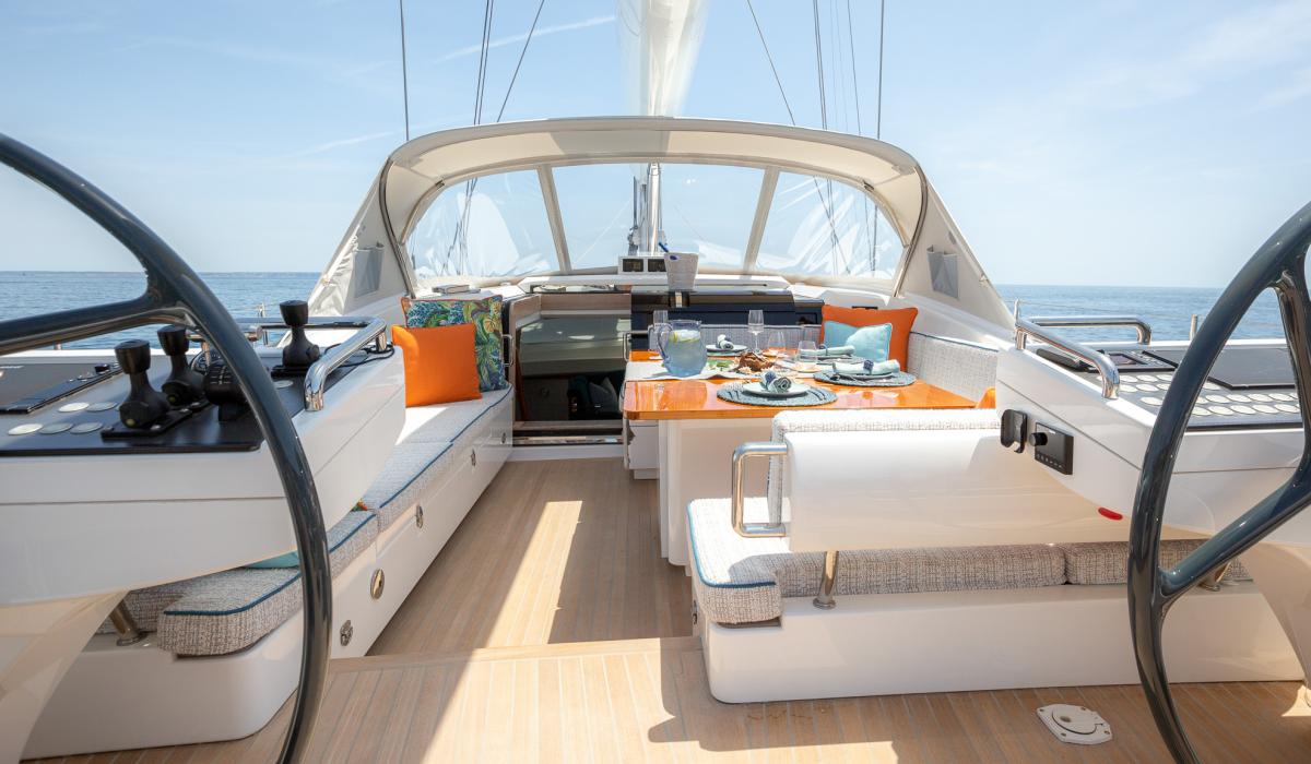 Oyster Yachts Oyster 885 Karibu Luxury Sailing Yacht On Deck