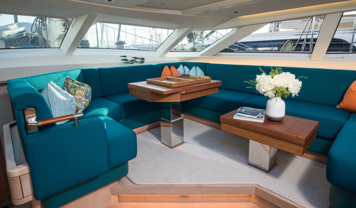 Oyster Yachts Oyster 885 Karibu Luxury Sailing Yacht Saloon