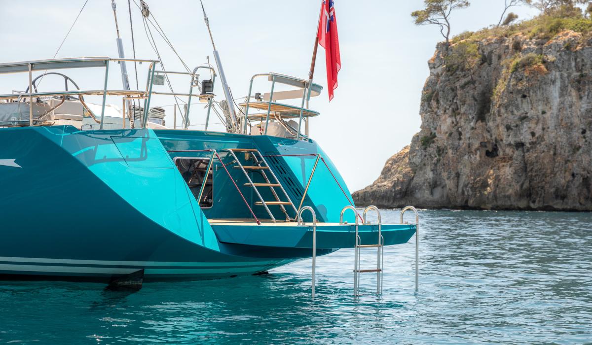 Oyster Yachts Oyster 885 Karibu Luxury Sailing Yacht Swim Platform Mallorca