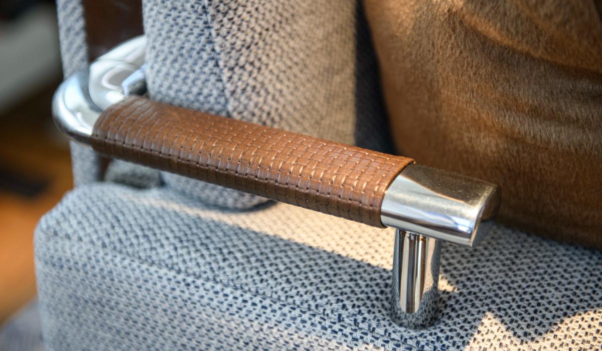 Oyster Yachts Oyster 885 Lush Interior Armrest Detail