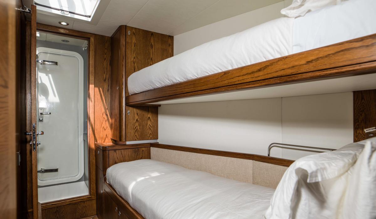 Oyster Yachts Oyster 885 Lush Luxury Sailing Yacht Crew Cabin