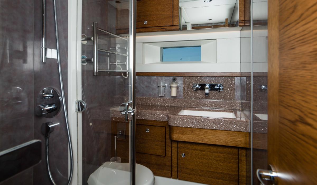 Oyster Yachts Oyster 885 Lush Luxury Sailing Yacht Heads Shower