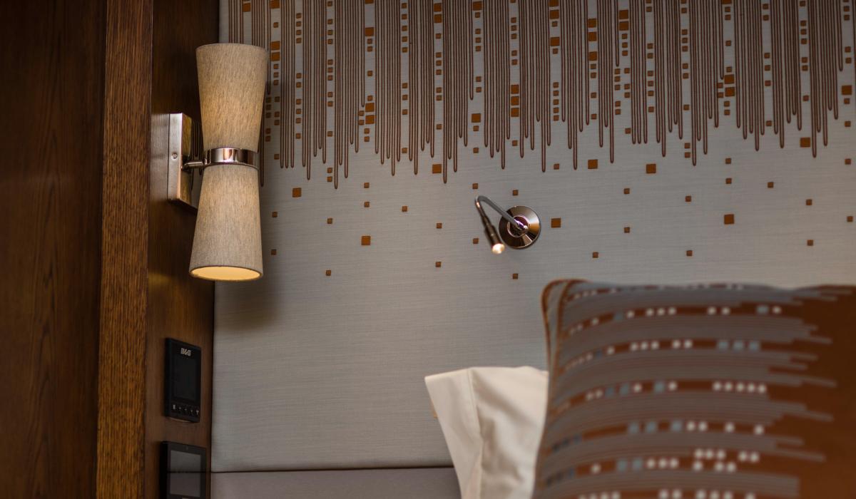 Oyster Yachts Oyster 885 Lush Luxury Sailing Yacht Master Cabin Lamp