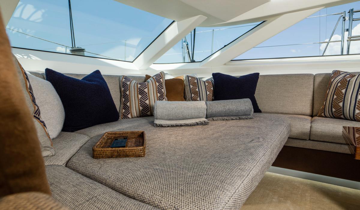 Oyster Yachts Oyster 885 Lush Luxury Sailing Yacht Saloon