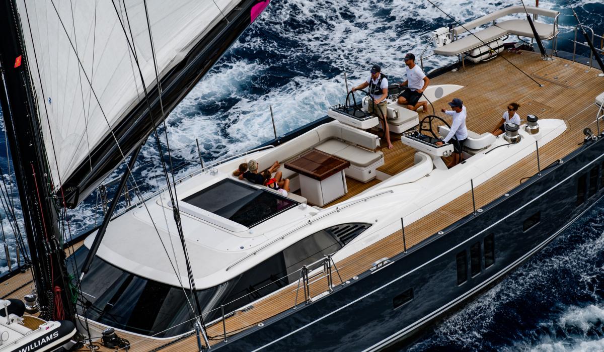 Oyster Yachts Oyster 885 Lush Sailing Cockpit