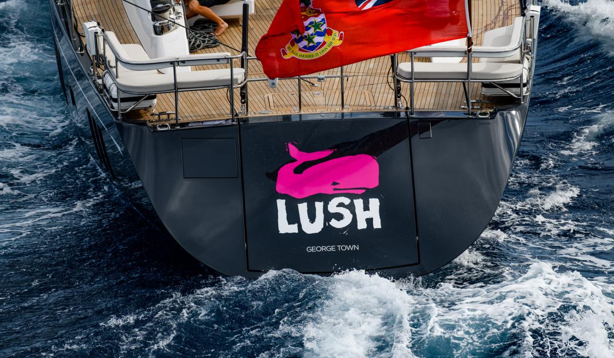 Oyster Yachts Oyster 885 Lush Sailing Transom Logo