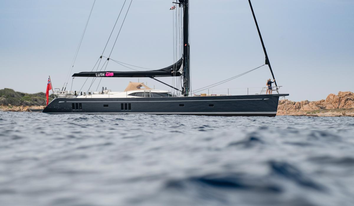 Oyster Yachts Oyster 885 Lush at Anchor