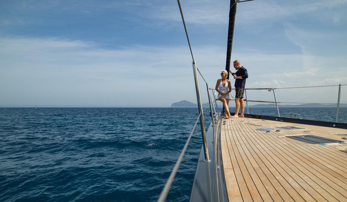 Oyster Yachts Oyster 885 Sailing Yacht Foredeck