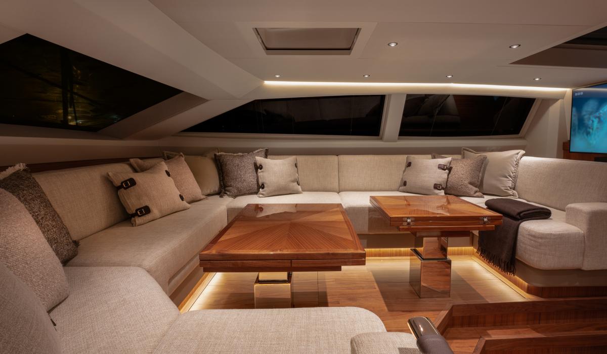 Oyster Yachts Oyster 885 Satori II Luxury Sailboat 90 Foot Interior Saloon