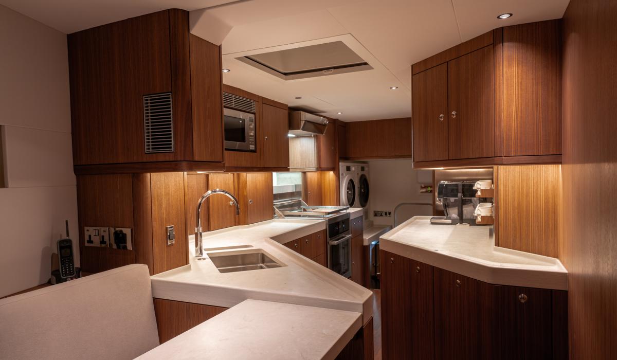 Oyster Yachts Oyster 885 Satori II Luxury Sailing Yacht 90 Foot Galley