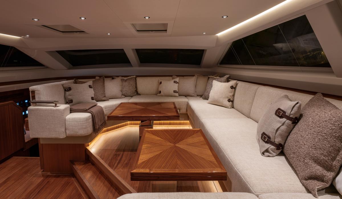 Oyster Yachts Oyster 885 Satori II Luxury Sailing Yacht 90 Foot Saloon