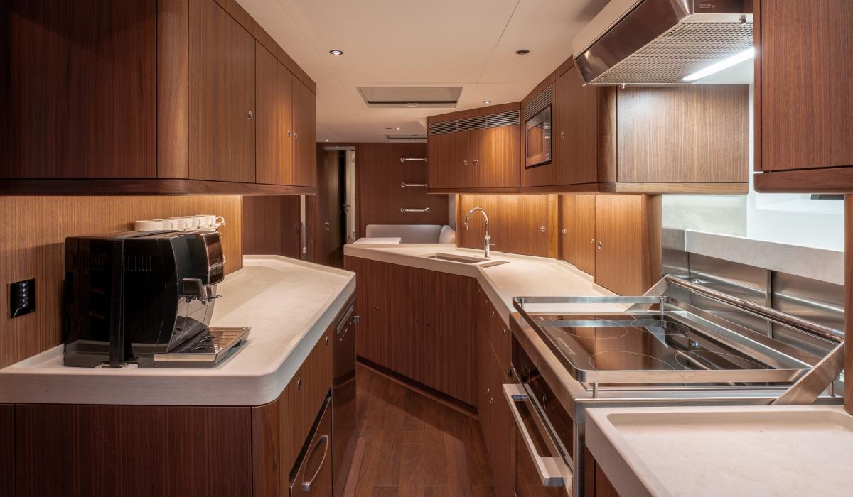 Oyster Yachts Oyster 885 Satori II Luxury Sailing Yacht Galley