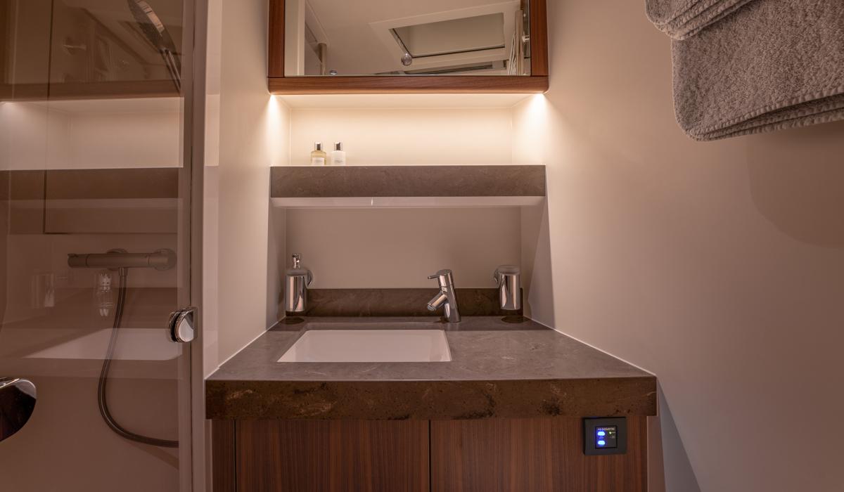 Oyster Yachts Oyster 885 Satori II Luxury Sailing Yacht Interior Heads