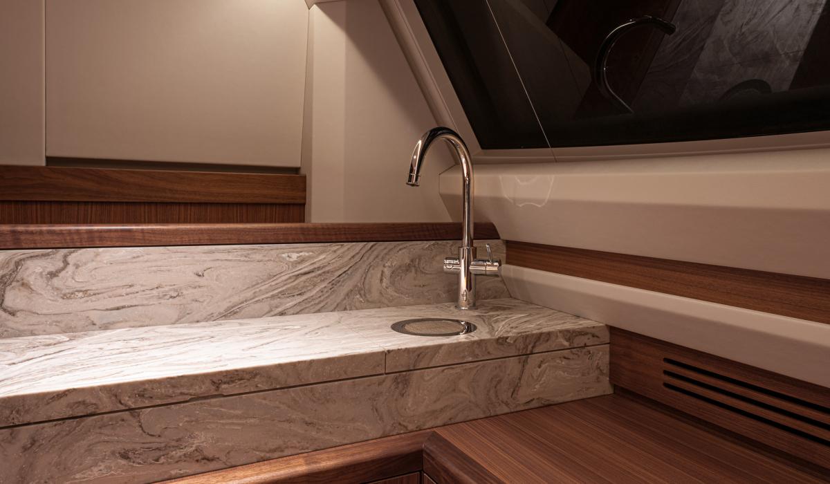 Oyster Yachts Oyster 885 Satori II Luxury Sailing Yacht Interior Saloon Bar