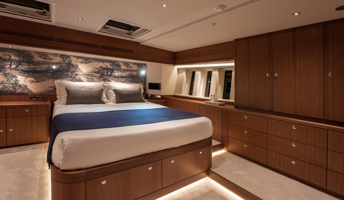 Oyster Yachts Oyster 885 Satori II Luxury Sailing Yacht Owners Cabin