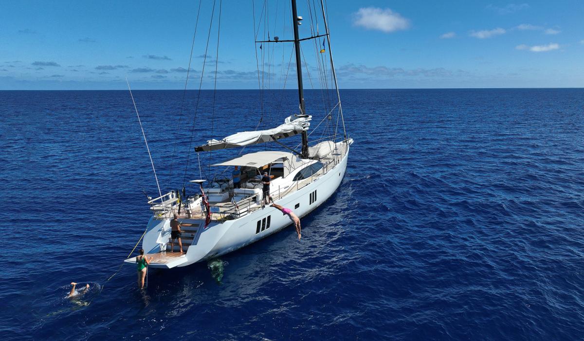 Oyster Yachts Oyster 885 Satori II Luxury Sailing Yacht Pacific Ocean